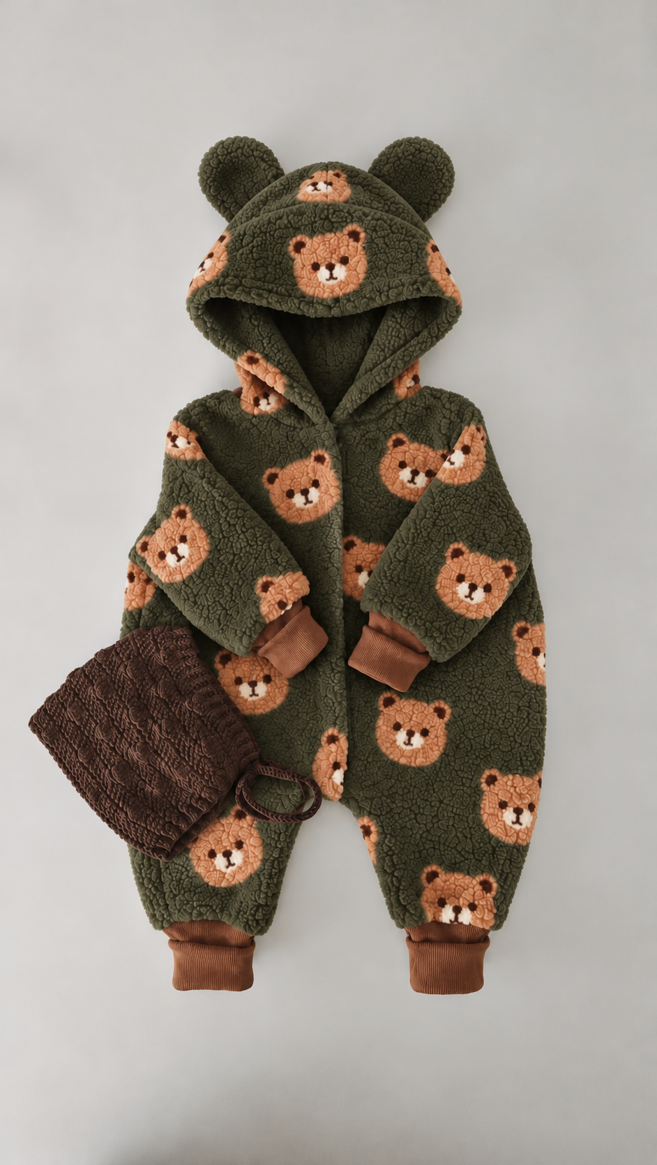 Teddy overal Macko khaki