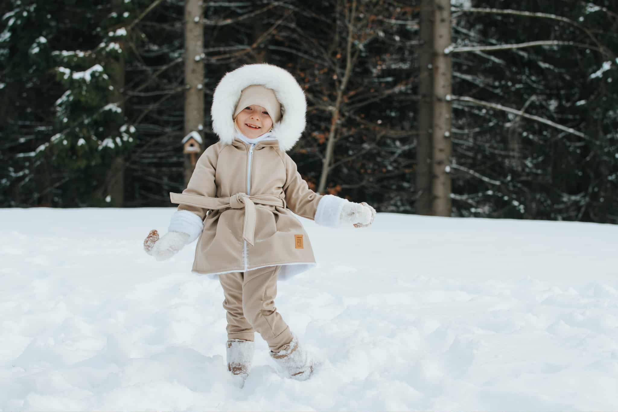Zimná dievčenská softshell bunda